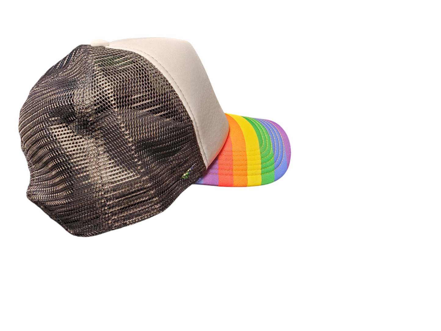 Pigs Play - Pig Snout Rainbow Trucker Cap